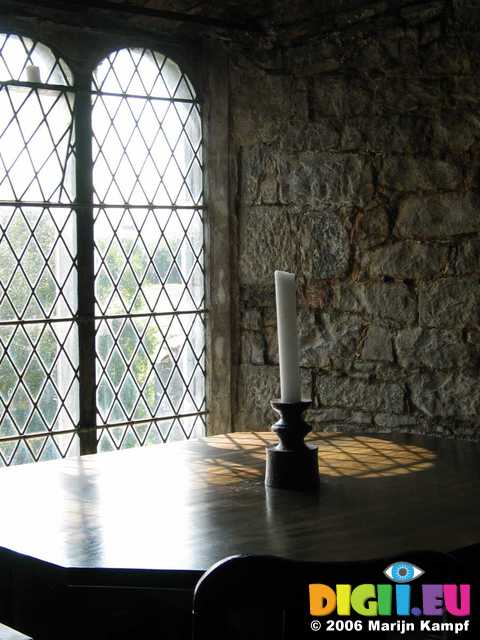 19451 Knappogue Castle Shadow of window